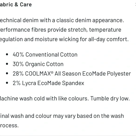 DU/ER Dark Blue Jeans - Picture 7 of 8